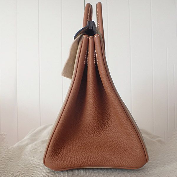 エルメス バーキン25 コピー ハンドバッグ トレンチ/ゴールド